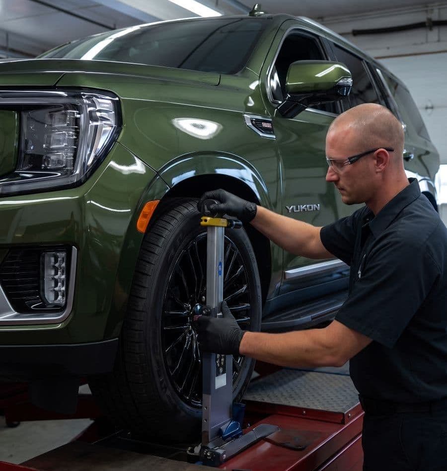 gmc-yukon-wheel-alignment getting GM Certified Collision repair at Heritage Collision (1) (1) gmc-yukon-wheel-alignment-GM-Certified-Collision-Repair-at-Heritage-Collision